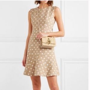 J.Crew Marcy polka dot tweed dress 6